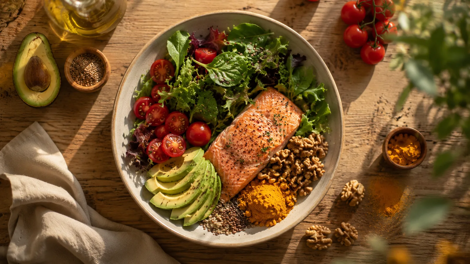Alimentação anti-inflamatória e endometriose: o que a ciência mostra